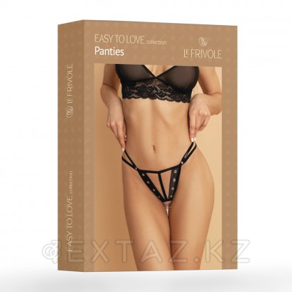 Трусики с доступом и металлическими вставками Easy to love, S/M, 42-44 от sex shop Extaz фото 6