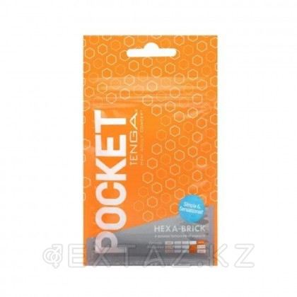 Мастурбатор Tenga Pocket Hexa-Brick от sex shop Extaz