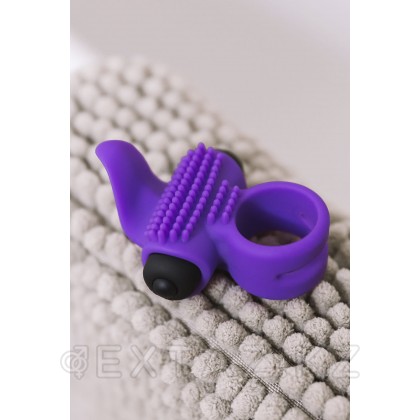 Эрекционное виброкольцо Bullet lastic фиолетовое от Adrien lastic от sex shop Extaz фото 6