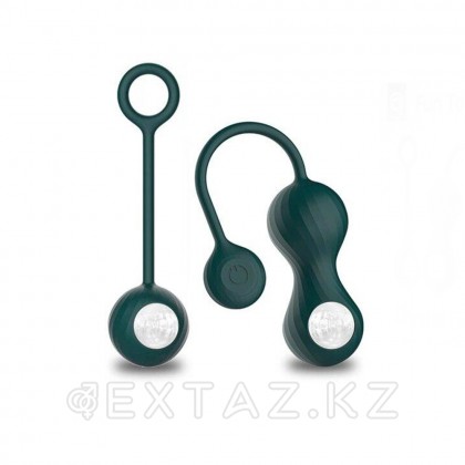 Тренажер Кегеля Magic Motion Crystal Duo темно-зеленый от sex shop Extaz фото 9
