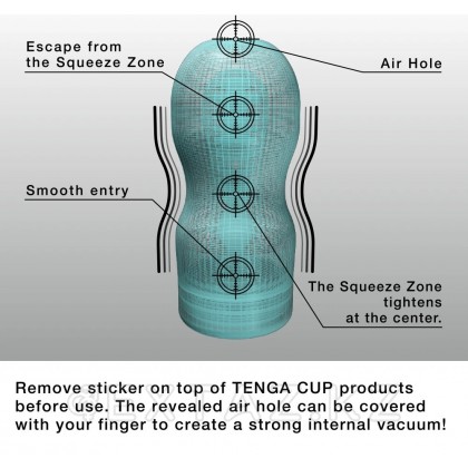 TENGA Мастурбатор Vacuum CUP - EXTRA COOL Edition от sex shop Extaz фото 2