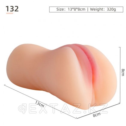 Мастурбатор в виде вагины, компактный (светлый) от sex shop Extaz фото 7