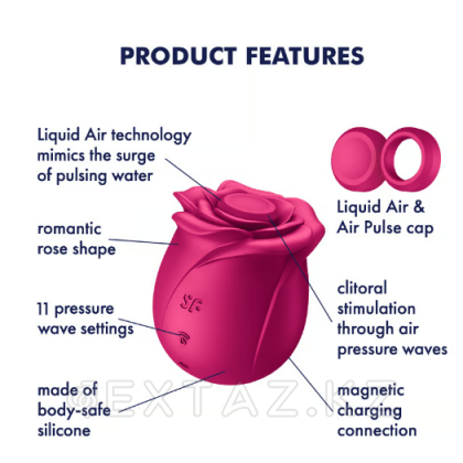 Вакуумно-волновой стимулятор Satisfyer Pro 2 Classic Blossom (имитация струи воды) от sex shop Extaz фото 2