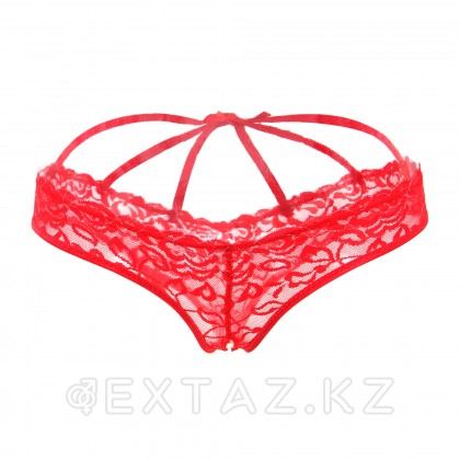 Стринги с доступом Red Bow (3XL) от sex shop Extaz фото 10