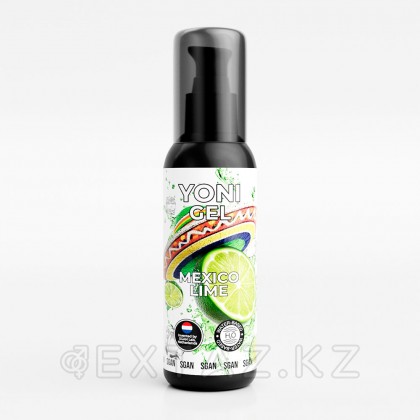 Лубрикант для орального секса SGAN YONI GEL со вкусом мексиканского лайма, 100 мл от sex shop Extaz фото 3