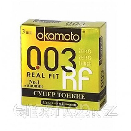 Презервативы OKAMOTO Real Fit 3шт от sex shop Extaz