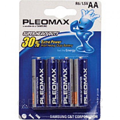Батарейка солевая Samsung АА набор 2 шт. Pleomax R6 от sex shop Extaz