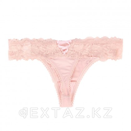 Трусики танга Sexy Floral Lace розовые (размер XS-S) от sex shop Extaz фото 9