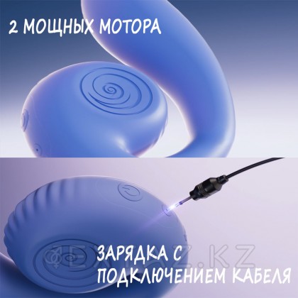 Двойной стимулятор точки G SVibe Snail GIZI Lite dragonfruit, розовый от sex shop Extaz фото 16
