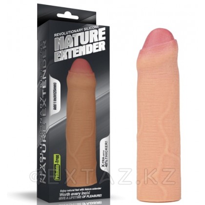 Насадка для увеличения пениса - 17,5 см. (Супер реалистичная) от sex shop Extaz фото 4