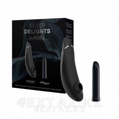 Набор Womanizer Premium + WE-VIBE Tango серебряный от sex shop Extaz фото 4