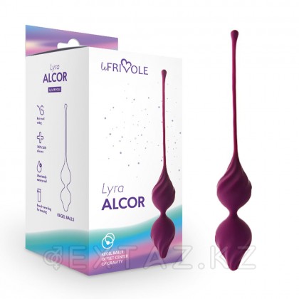 Вагинальные шарики Alcor LYRA Le Frivole, в cливовом цвете, One Size от sex shop Extaz