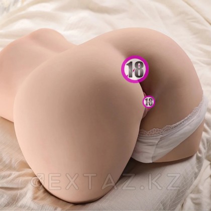 Реалистичный двойной мастурбатор с функцией фрикции Dalke от sex shop Extaz фото 5