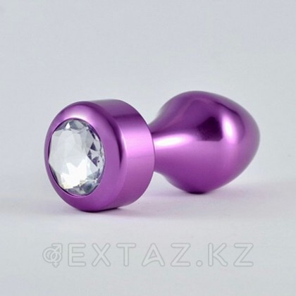 Анальная пробка с кристаллом (8×3 см) от sex shop Extaz
