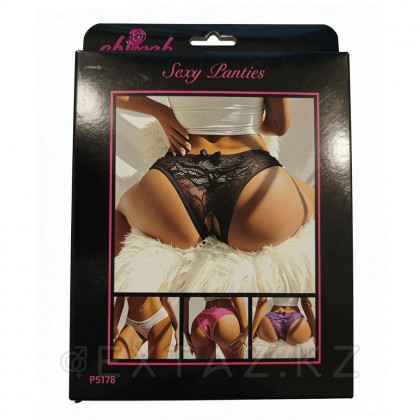 Кружевные трусики с доступом, фиолетовые, 3XL-4XL от sex shop Extaz фото 2