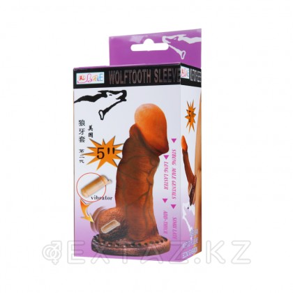 Насадка реалистик темная от sex shop Extaz фото 6