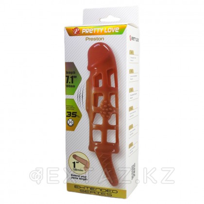Вибронасадка на пенис с подхватом «Preston» от sex shop Extaz фото 9