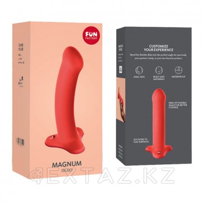 Фаллоимитатор Magnum от Fun Factory (коралловый) от sex shop Extaz фото 5