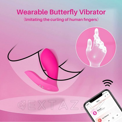 Двойной вибратор Flexer Lovense (для точки G и клитора) от sex shop Extaz фото 9