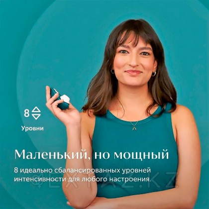 Бесконтактный клиторальный стимулятор Womanizer Liberty 2, темно-бирюзовый от sex shop Extaz фото 9