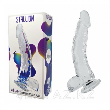 Фаллоимитатор Alive Stallion (22×3,5 см) прозрачный от sex shop Extaz фото 2