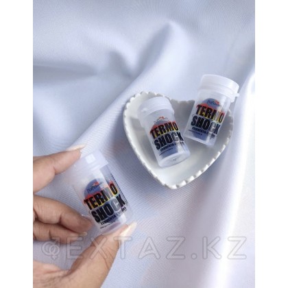 Лубрикант TERM SHOCK в виде 2-х шариков с разогревающе-покалывающим эффектом от sex shop Extaz фото 2