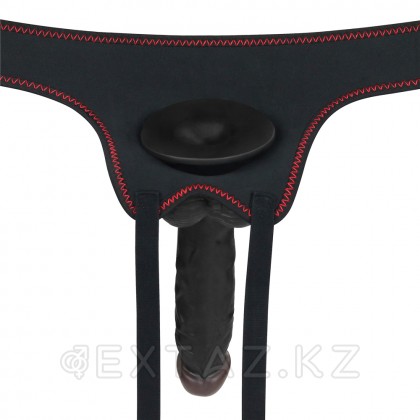 Страпон на трусиках Ingen (20*4 см.) в чёрном цвете от sex shop Extaz фото 13