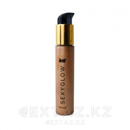 Хайлайтер для тела с ароматом ванили и золотистыми микрогранулами Intt Sexy Glow, 60 мл от sex shop Extaz