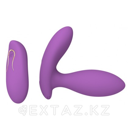 Вибростимулятор клитора и точки G с пультом ДУ (фиолетовый) от sex shop Extaz фото 10