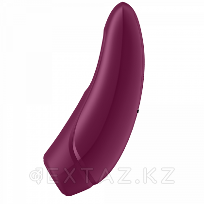 Вакуумный клиторальный стимулятор Satisfyer Curvy 1+ (темно-красный) от sex shop Extaz фото 5