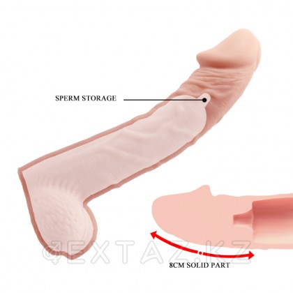 Реалистичная насадка на пенис High stretchy от sex shop Extaz фото 7