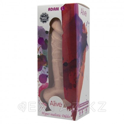Реалистичный фаллоимитатор Adam L от Alive (19×4 см) от sex shop Extaz фото 5