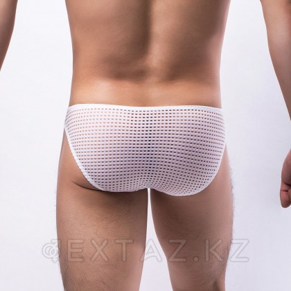 Мужские трусы из дышащей сетки белые (S) от sex shop Extaz фото 3