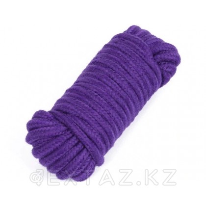Веревка для бондажа фиолетовая 20м от sex shop Extaz фото 3