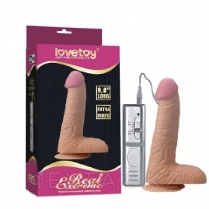 Вибратор реалистик на присоске - Extra Girth Dildo 20Х4,5 см. от sex shop Extaz