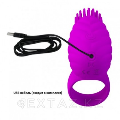 Виброкольцо с мощной стимуляцией клитора(на зарядке USB) от sex shop Extaz фото 4