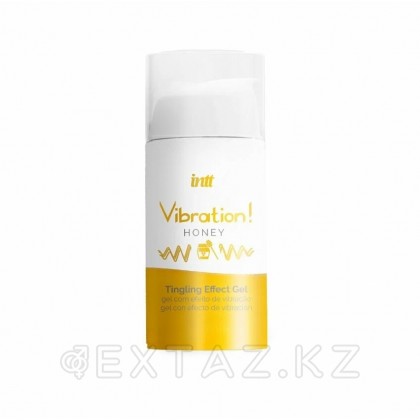 Возбуждающий гель с эффектом вибрации Vibration! HONEY (мёд) от INTT 15 мл от sex shop Extaz
