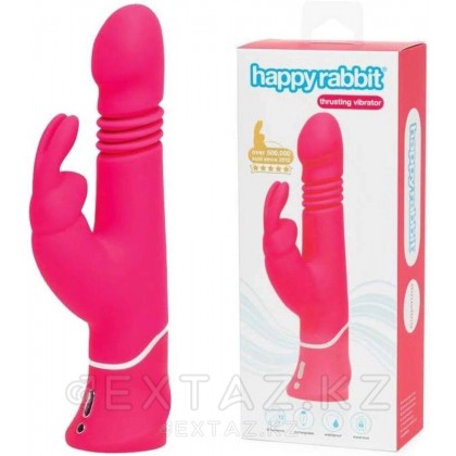Вибратор Happy Rabbit Thrusting Realistic розовый от sex shop Extaz фото 2