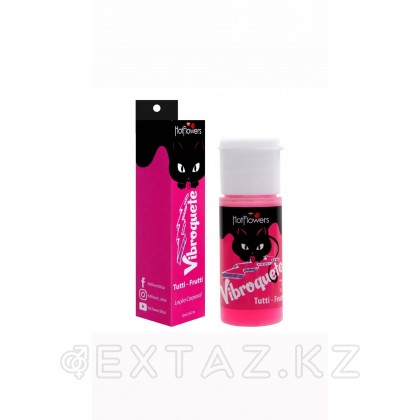 Жидкий вибратор VIBROQUET со вкусом тутти-фрутти от sex shop Extaz фото 3