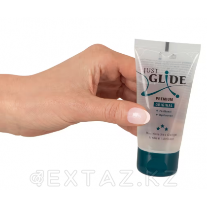 Гель-смазка Just Glide Premium гиалуроновой кислотой и пантенолом 50 мл. от sex shop Extaz фото 3
