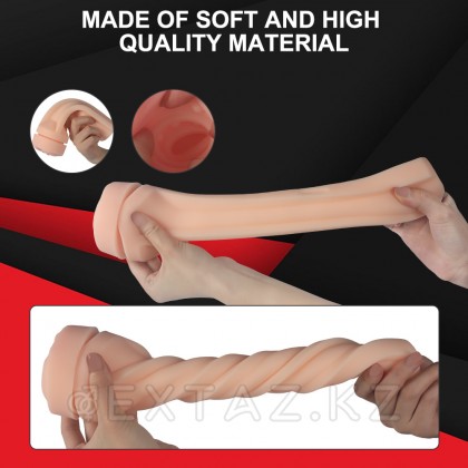 Реалистичный мастурбатор в тубе Toni с вибрацией от sex shop Extaz фото 4