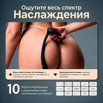 Эрекционное кольцо со стимуляцией простаты от sex shop Extaz фото 6