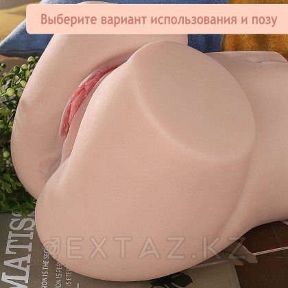 Реалистичный двойной мастурбатор Olga (вагина+анус) от sex shop Extaz фото 7