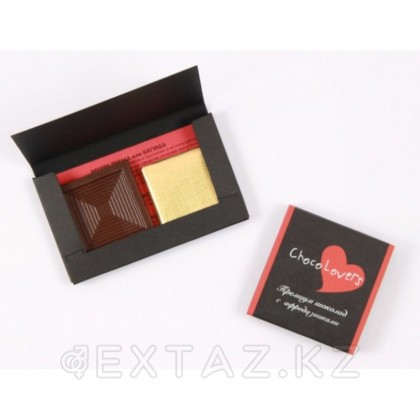 Шоколад с афродизиаками ChocoLovers 20г от sex shop Extaz фото 5