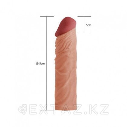 Насадка на пенис Pleasure X-TENDER (18,5*3,9) от sex shop Extaz фото 3