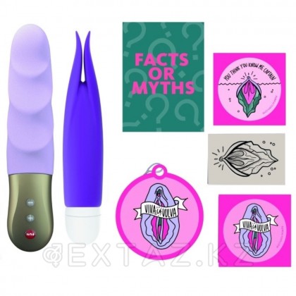 Набор: пульсатор + вибратор Fun factory CLIT KIT PETITE лиловый  от sex shop Extaz фото 2