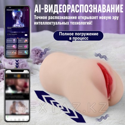 Мастурбатор-вагина с подключением к приложению Eliza (вибрация+фрикции) от sex shop Extaz фото 11