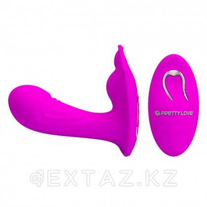 Беспроводной вибро-стимулятор бабочка Willie, фиолетовый от sex shop Extaz фото 2