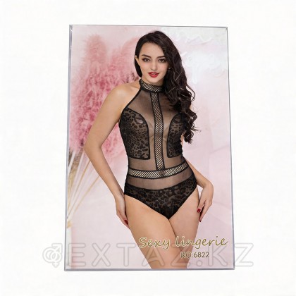 Тедди прозрачный с леопардовыми вставками от sex shop Extaz фото 2