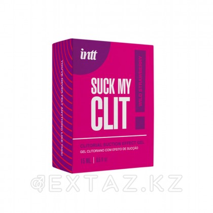Гель-стимулятор Suck my clit INTT с эффектами всасывания, вибрации и охлаждения 15 мл (клубника) от sex shop Extaz фото 5